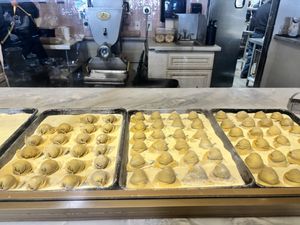 Fresh made raviolis   at Cesarina in San Diego
