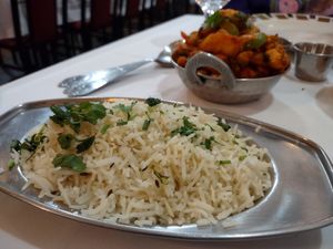 Rice at Jewel Of India in San Luis Obispo