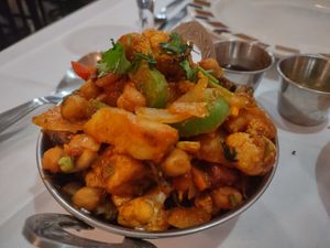 Vegan Vegetable Zalfrezzi at Jewel Of India in San Luis Obispo