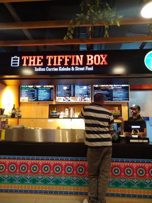 Abdul serving at The Tiffin Box in Sliema