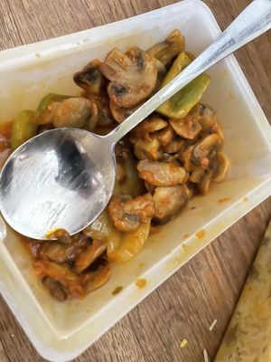 Mushroom curry at Holy Cow in South West London