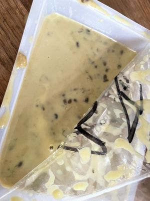 Very runny Dahl at Holy Cow in South West London