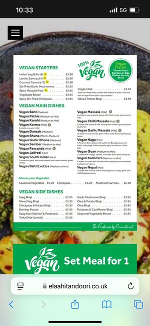   at Elaahi Tandoori in Warrington