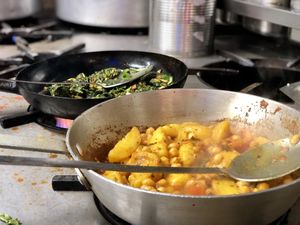 Potato and Chickpeas at Elaahi Tandoori in Warrington