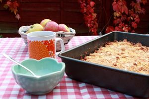 Apple Crumble at Dauns in East London