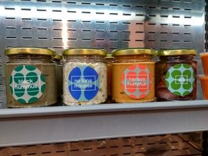 House deli products #Veganuary at Dauns in East London