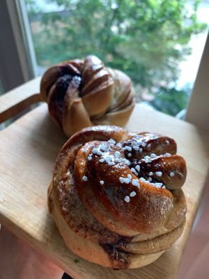 Cinnamon buns   at Dauns in East London