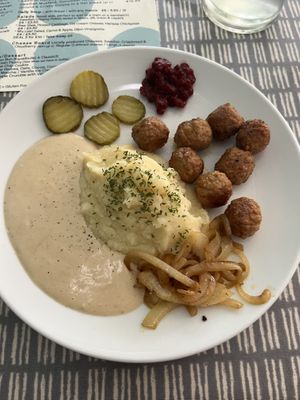 Swedish meatballs  at Dauns in East London