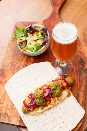 Tunnbrödsrulle, Swedish Hot Dog at Dauns in East London