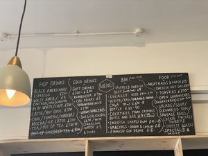 Menu  at Dauns in East London