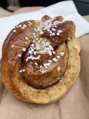 Cinnamon roll  at Dauns in East London
