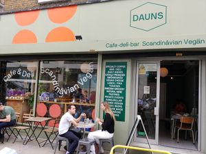 From outside at Dauns in East London
