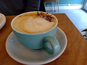 Cappuncino at Dauns in East London