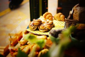 Pastries at Dauns in East London