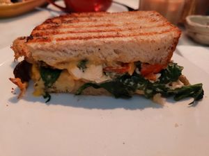 Special, chicken with cheese and blue cheese at Dauns in East London