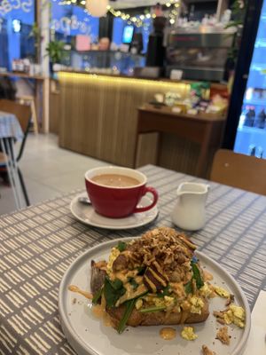 Favourite vegan all day brunch spot!  at Dauns in East London