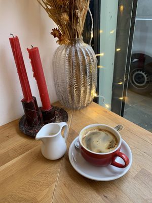 Soya Americano  #Veganuary at Dauns in East London