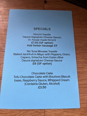 Specials  at Dauns in East London
