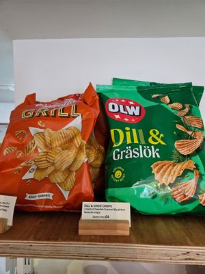 Swedish chips at Dauns in East London