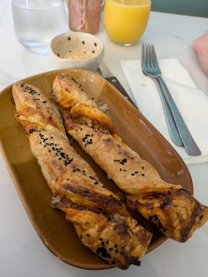 Cheese twist at Dauns in East London