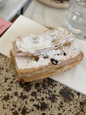 Almond croissant   at Dauns in East London