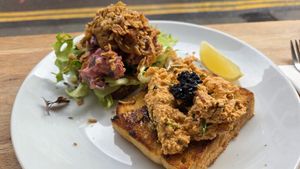 Smørrebrød at Dauns in East London