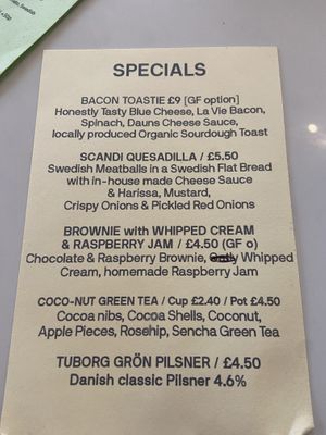 Specials March 2026  at Dauns in East London