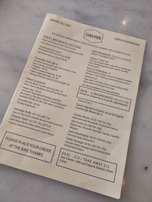  at Dauns in East London