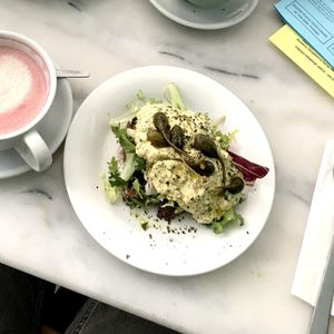 Gubbrora (egg salad open sandwich) at Dauns in East London