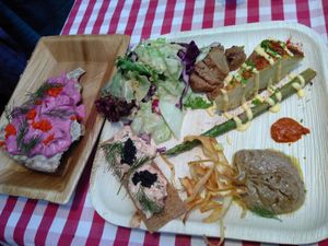 Daun's Deli tapas plate at Dauns in East London