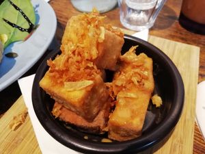 Crispy tofu bites at 305 Kitchen in Edinburgh