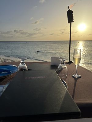   at Passions on the Beach in Oranjestad