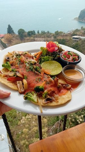 Tacos :( at Cafe Sabor Cruceño in Santa Cruz La Laguna