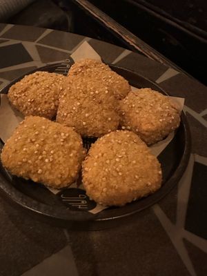 fried vegan mozzarella at HUG at Turnè in Monza