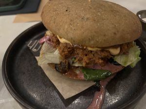 Focaccia col jackfruit  at HUG at Turnè in Monza