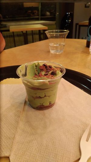 Tiramisù al the matcha at HUG at Turnè in Monza