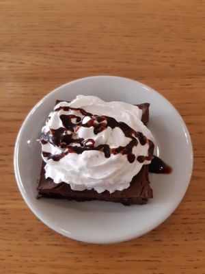 Brownie at Delivore in Stockholm