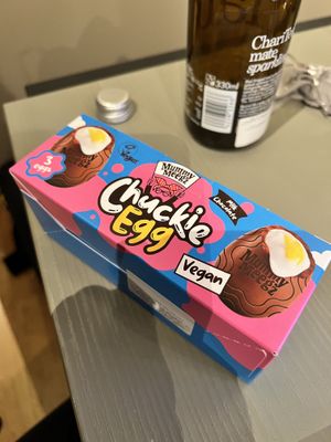 Some “cadbury egg” style candies i brought back to the hotel and immediately dug into  at Delivore in Stockholm