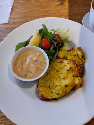 No-Omelette came with a bacon mayonnaise at Delivore in Stockholm