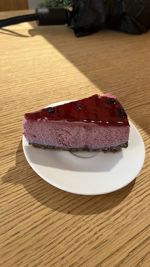 Blueberry cheesecake   at Delivore in Stockholm