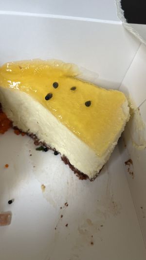 Passion fruit cheesecake   at Delivore in Stockholm