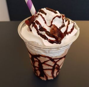 Chocolate and banana mylkshake at Delivore in Stockholm