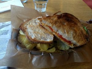 Sandwich at Delivore in Stockholm