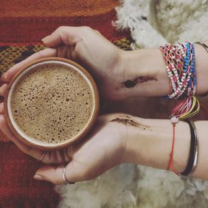 Cacao Ceremony opens our ❤️s. 🙏🏽 at Cultura Viviente in Pisac