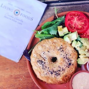 Gluten-Free & Vegan bagels make all of our dreams come true. 😍  at Cultura Viviente in Pisac
