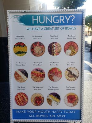 Nice bowls! at Body Energy Club in Hollywood