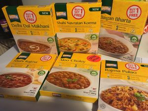 Sélection of vegan meals at Cash and Carry in Paris