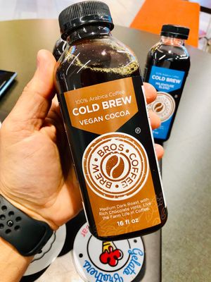 Great dark and chocolatey coffee - dairy free.   at Gelato Brothers in Knoxville