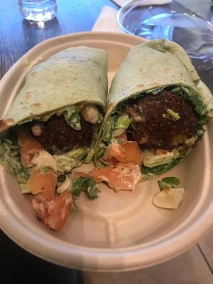 Falafel Wrap at Daisy's Cafe II in Hazel Crest