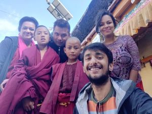 With the enlightened ones ;) at Travel Love Repeat in Kolkata